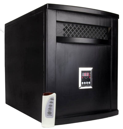 2 SUNTEC RC2000 Portable 1200 SqFt Infrared Quartz Electric Space Heaters -1500W