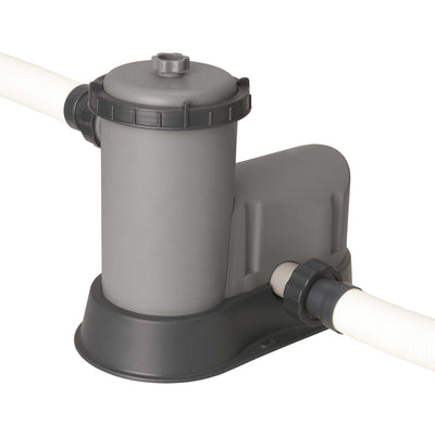 Bestway 16' x 48" Power Steel Round Frame Above Ground Pool Set & Pump (2 Pack) - VMInnovations