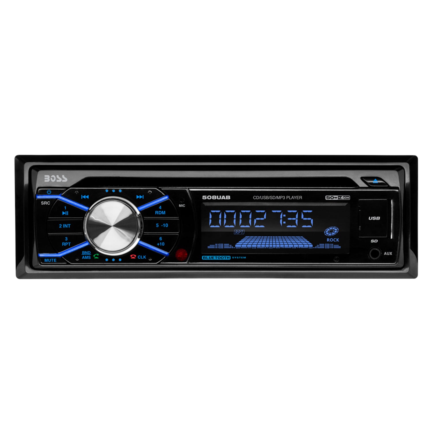 Boss In Dash CD Car Player USB MP3 Stereo Audio Receiver Bluetooth (2 Pack)