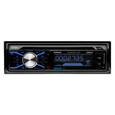 Boss In Dash CD Car Player USB MP3 Stereo Audio Receiver Bluetooth (2 Pack)