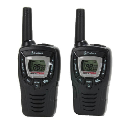 COBRA CX312 23 Mile 22 Ch. FRS/GMRS Walkie Talkie 2-Way Radios - Open Box