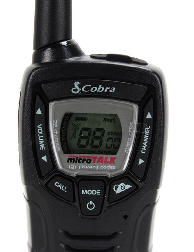 COBRA CX312 23 Mile 22 Ch. FRS/GMRS Walkie Talkie 2-Way Radios - Open Box