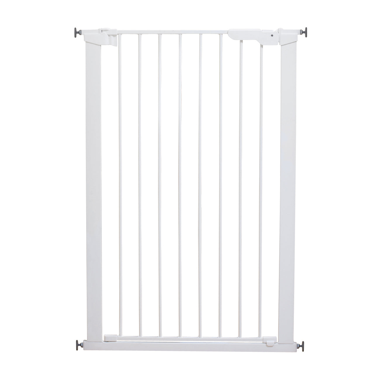 BabyDan Scandinavian 31 Inch Pet Safety Gate & 2-Pack Gate Extensions, White