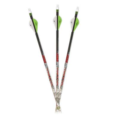 FeraDyne Carbon Maxima RED Badlands SD 350 Arrow Shafts (6 Pack) (For Parts)