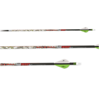 FeraDyne Carbon Maxima RED Badlands SD 350 Arrow Shafts (6 Pack) (For Parts)