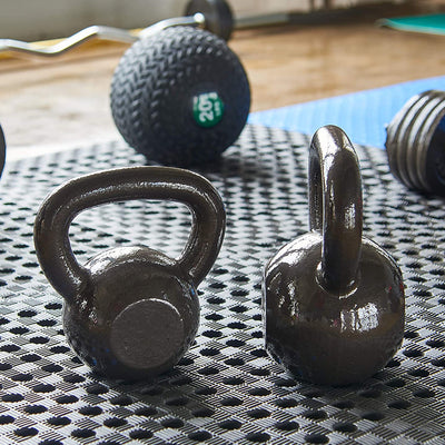 Everyday Essentials 50 Lb Full Body Strength Training Kettlebell (Open Box) - VMInnovations