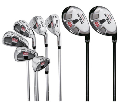 Wilson Pro-Staff High MOI Hybrid & Iron 8 Piece Combo Golf Club Set - Open Box
