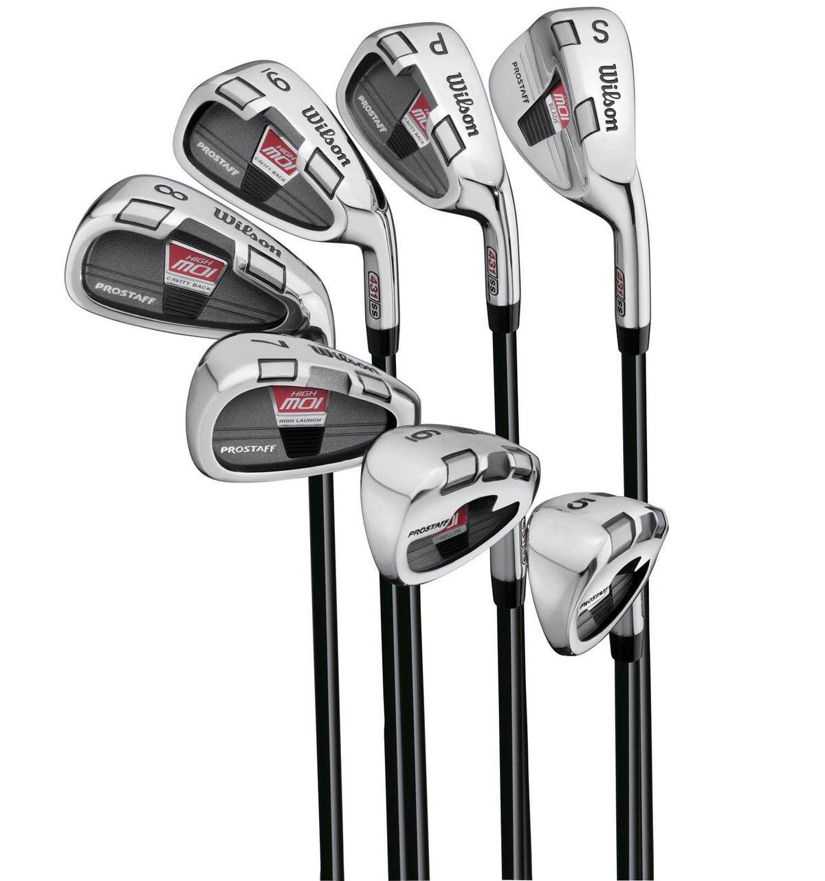 Wilson Pro-Staff High MOI Hybrid & Iron 8 Piece Combo Golf Club Set - Open Box