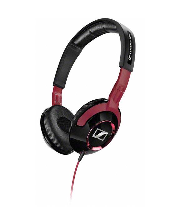 Sennheiser On-Ear Stereo Bass MP3/iPod Portable Headphones Black East- USED
