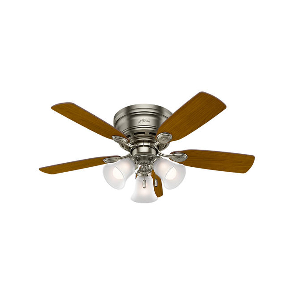 Hunter 51046 Low Profile Plus 42 Inch 5 Blade Quiet Ceiling Fan w/ Mounting Kit