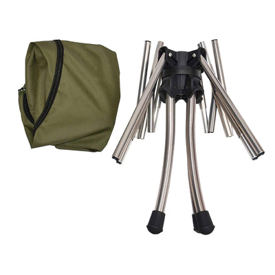 Lightspeed Portable 360 Degree Silent Swivel Outdoor Chair, Green (Open Box) - VMInnovations
