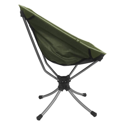 Lightspeed Portable 360 Degree Silent Swivel Outdoor Chair, Green (Open Box)