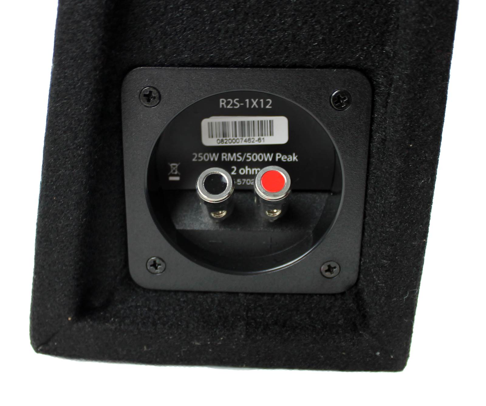 New Rockford Fosgate 12" 500W Shallow Loaded Subwoofer Sub Enclosure (For Parts)
