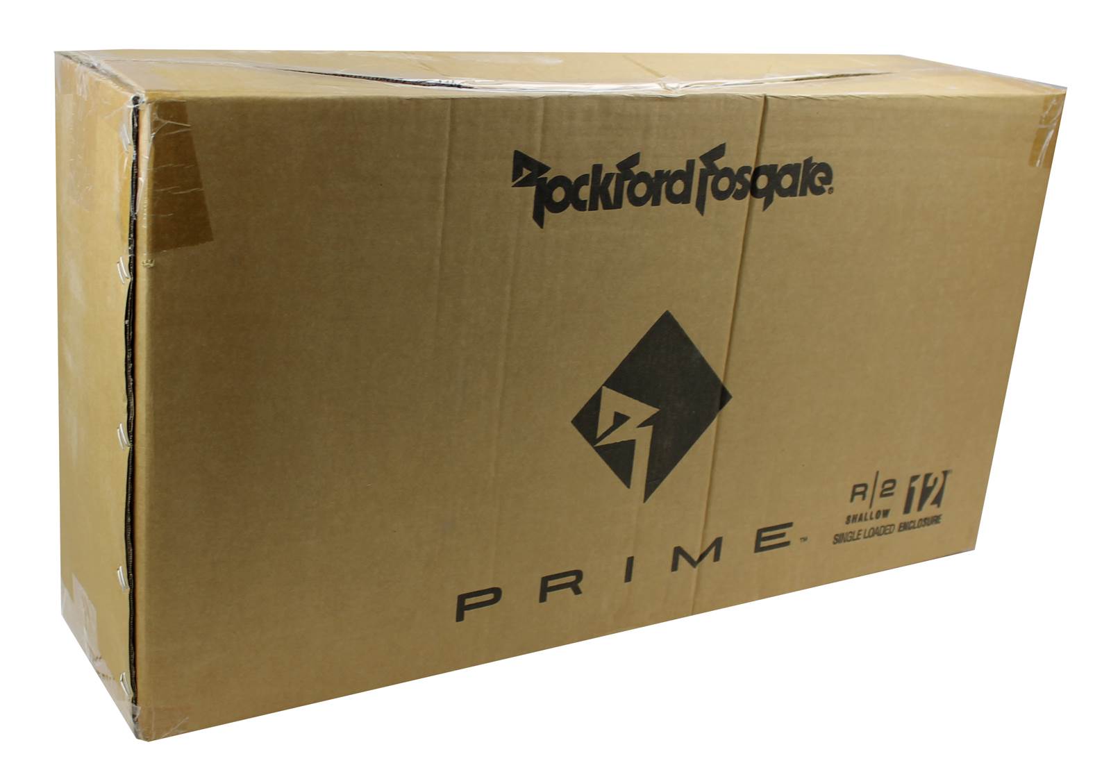 New Rockford Fosgate 12" 500W Shallow Loaded Subwoofer Sub Enclosure (For Parts)
