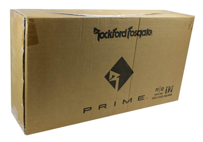 New Rockford Fosgate 12" 500W Shallow Loaded Subwoofer Sub Enclosure (For Parts)