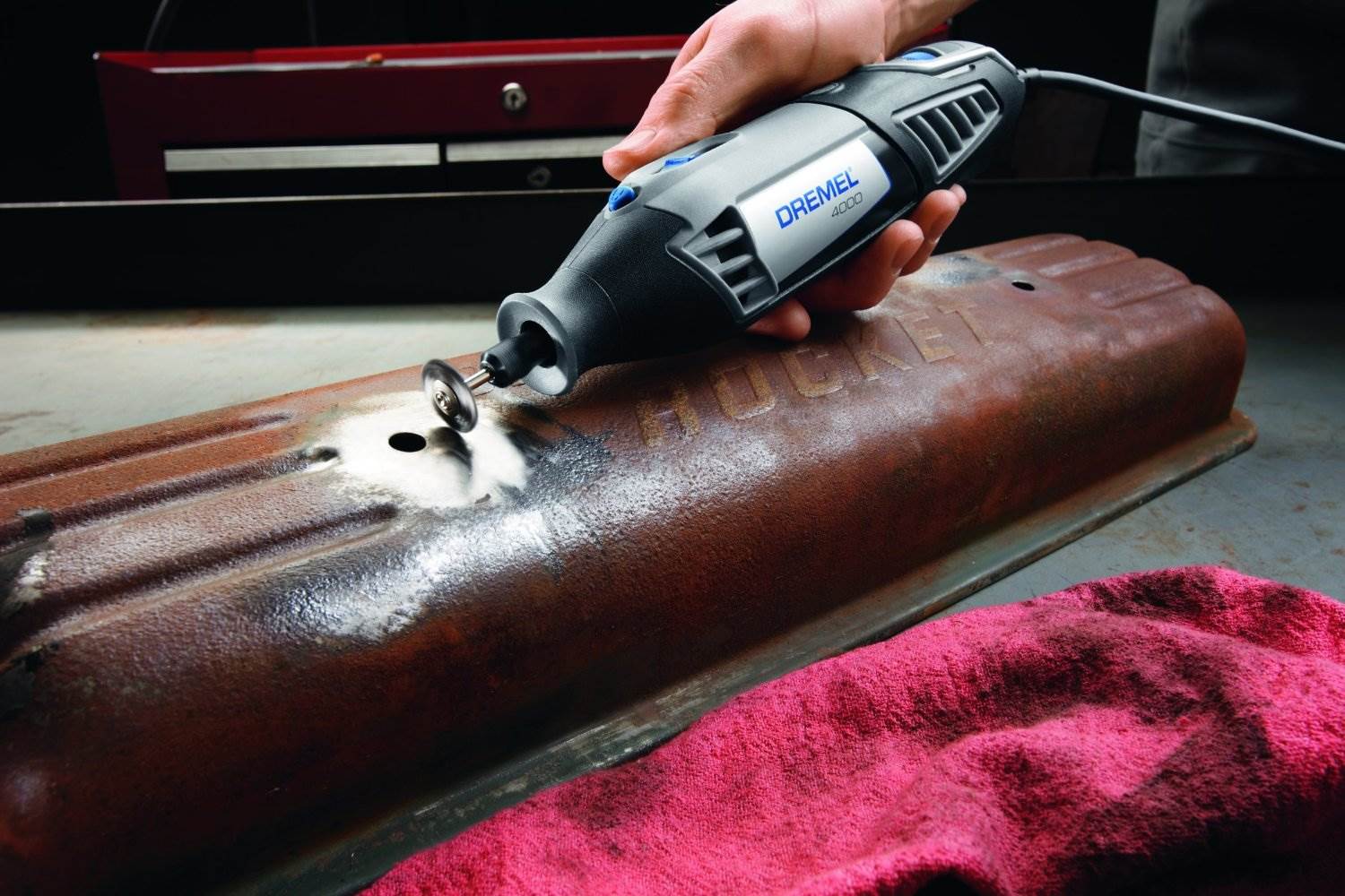 Dremel 4000 + SM20 Variable Speed Rotary Tool Kit & SawMax Two Tool Combo Pack