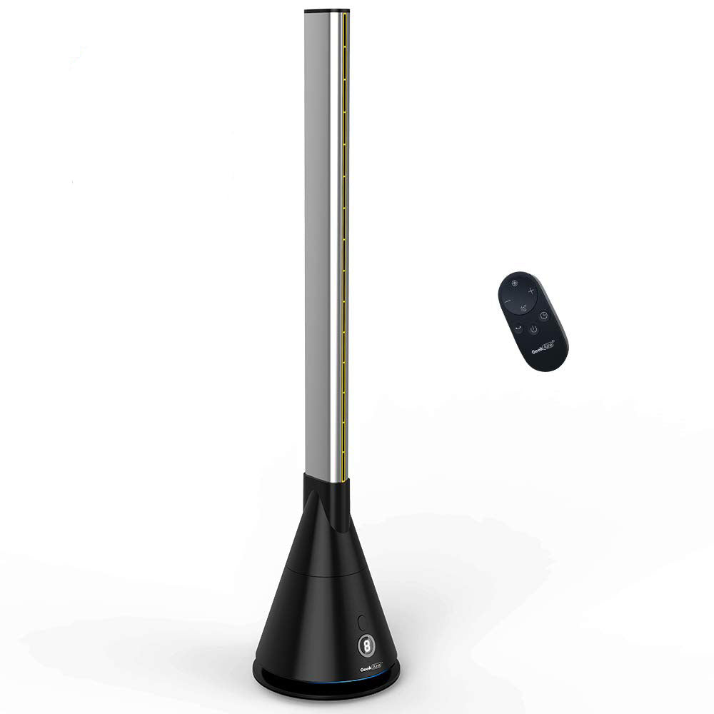 Geek Aire BF1S 40 Inch Bladeless Tower Fan Oscillating 9 Speed, Black(For Parts) - VMInnovations