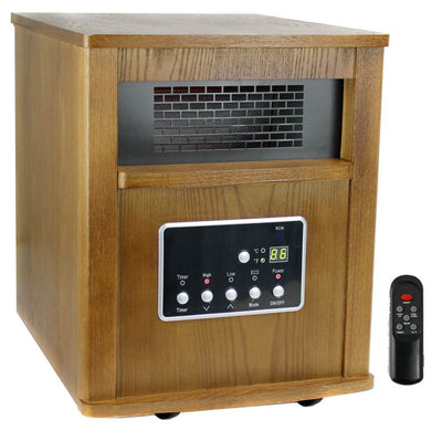 LifeSmart LS-W6-IQH 1500 Sq Ft 6 Infrared Quartz Electric Heater - Open Box
