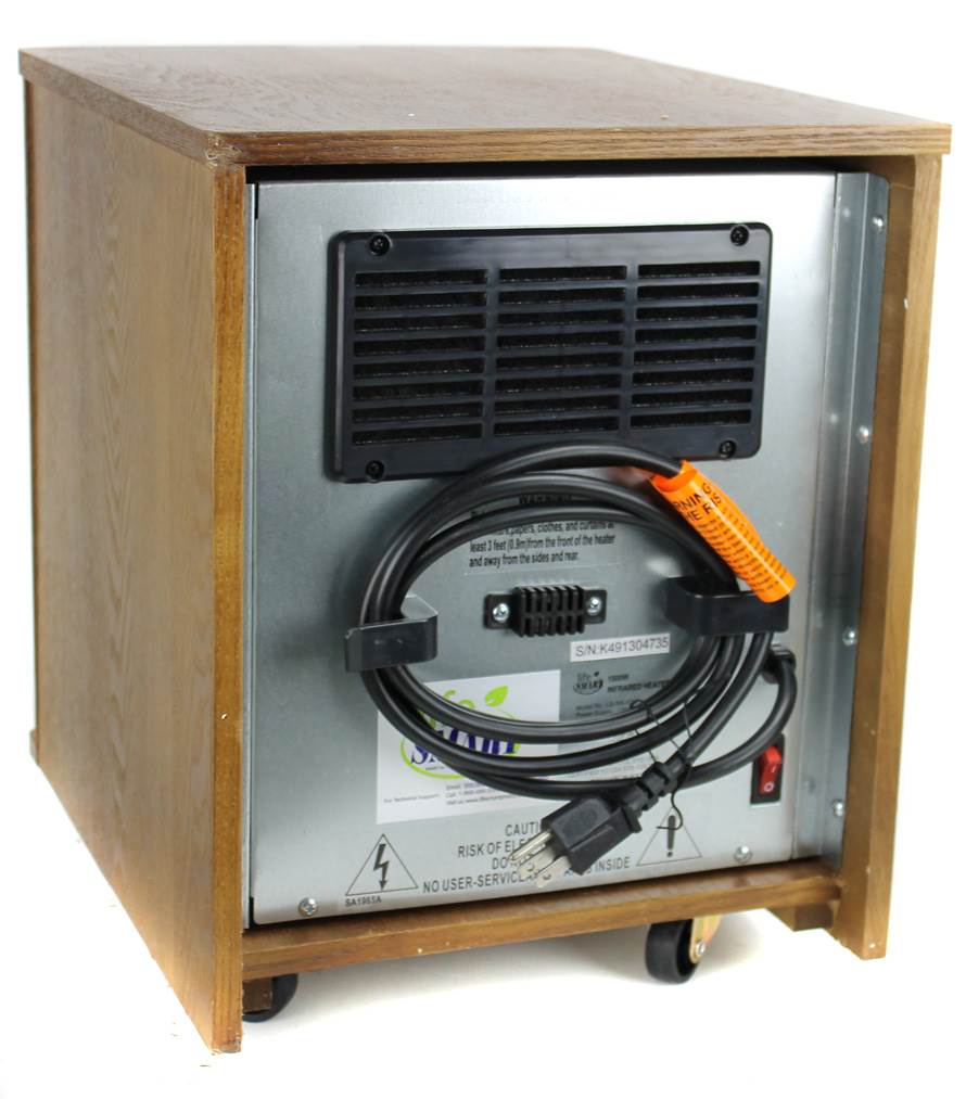 LifeSmart LS-W6-IQH 1500 Sq Ft 6 Infrared Quartz Electric Heater - Open Box