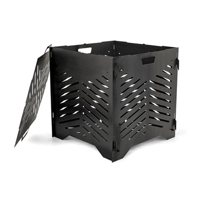 Camco 51251 Outdoor Yard Debris Burn Bin Incinerator with Lid, Small, 22 Inch