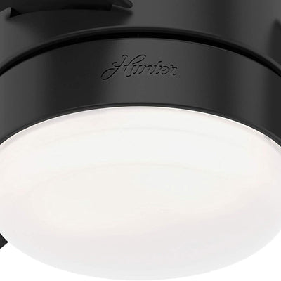 Hunter Fan Company Gilmour 44 Inch Ceiling Fan, Matte Black (Open Box)