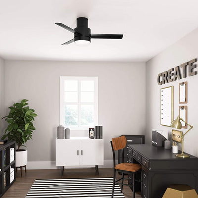 Hunter Fan Company Gilmour 44 Inch Ceiling Fan, Matte Black (Open Box)