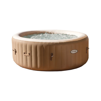Intex PureSpa 77 Inch 4 Person Inflatable Hot Tub Spa with Cup Holder & Cover