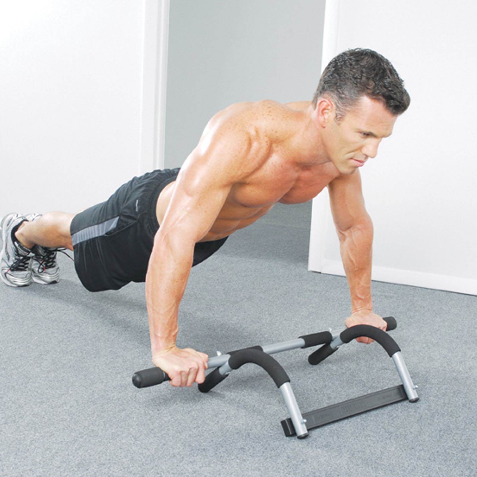 Iron Gym Total Upper Body Fitness Workout Bar Pull-Ups Sit-Ups (For Parts)