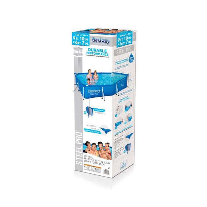Bestway Rectangular 118x79x26 Deluxe Splash Frame Kids Pool | 56043US (Used)