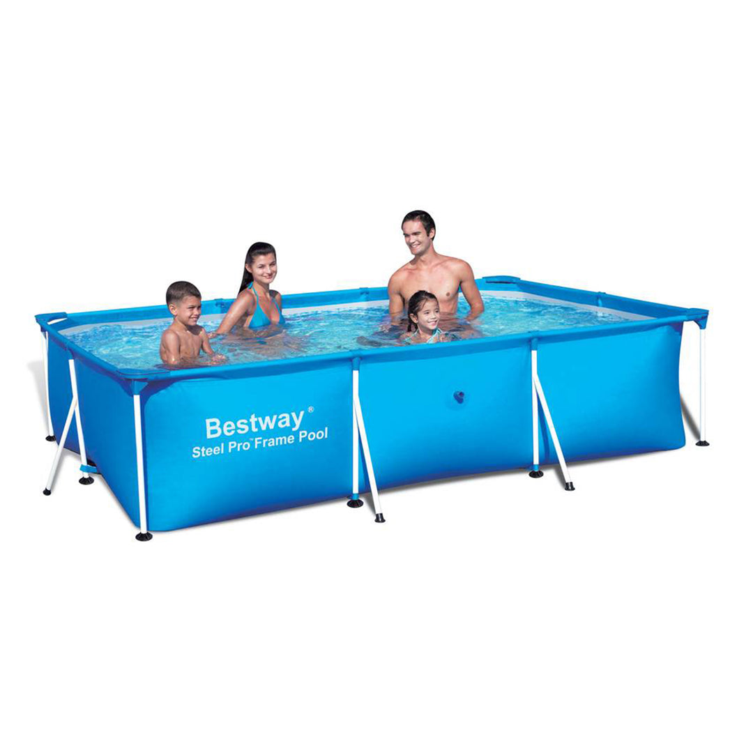 Bestway Rectangular 118" x 79" x 26" Deluxe Splash Frame Kids Pool (Open Box)