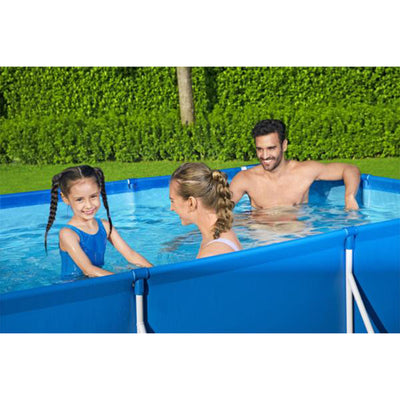 Bestway Rectangular 118" x 79" x 26" Deluxe Splash Frame Kids Pool (Open Box)