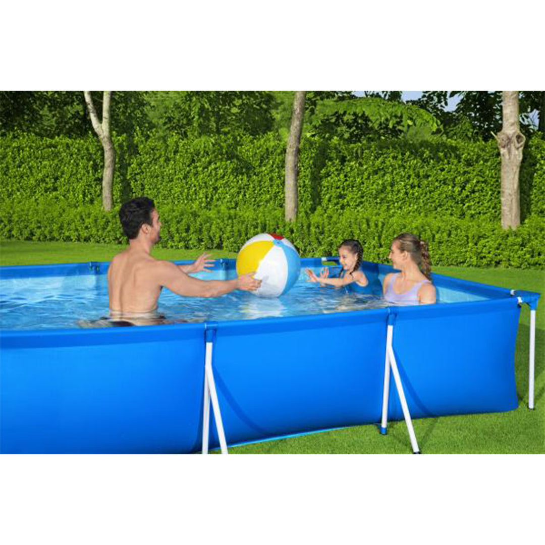 Bestway Rectangular 118" x 79" x 26" Deluxe Splash Frame Kids Pool (Open Box)