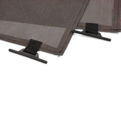 Camco 10 Foot Front Sun Block Panel Awning Screen for RV Camper Shade, Brown