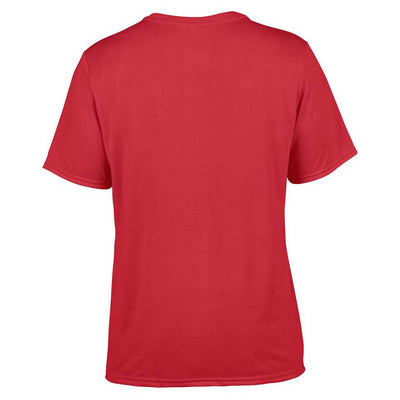Gildan Classic Fit Mens Large Adult Short Sleeve T-Shirt, Red (4 Pack)