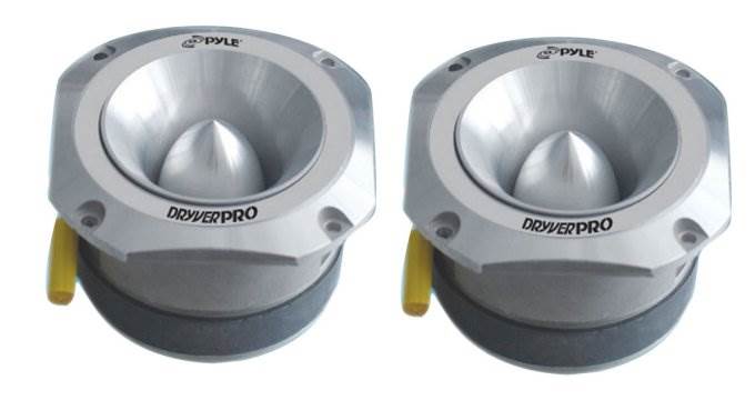 2) Pyle PDBT31 4.5" 1000W + 2) PDBT78 2" 1400W Titanium Super Car Audio Tweeters