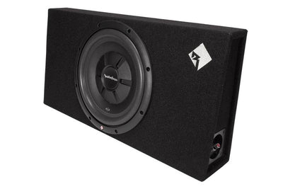 Rockford Fosgate 12" 500W Subwoofer w/ Enclosure and Amplifier w/ Wiring Kit