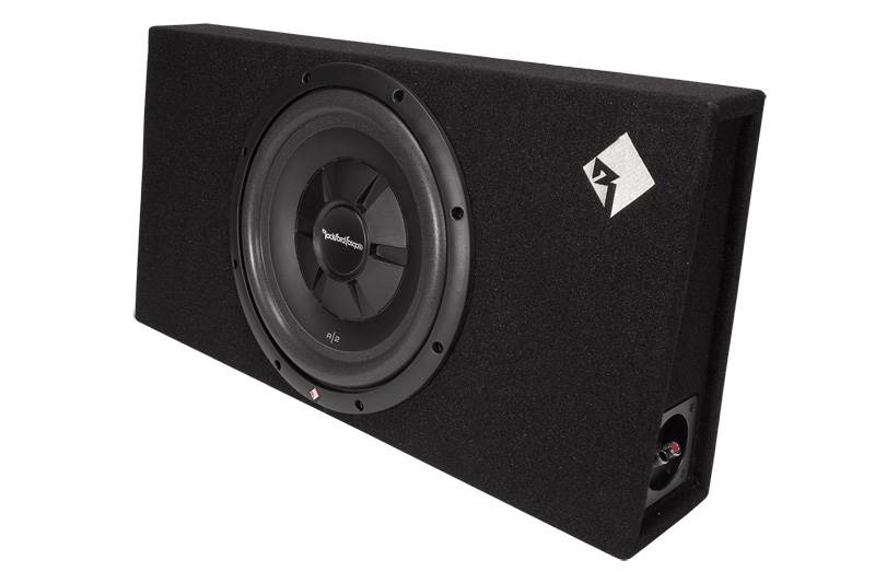 Rockford Fosgate 12" 500W Subwoofer w/ Enclosure and Amplifier w/ Wiring Kit