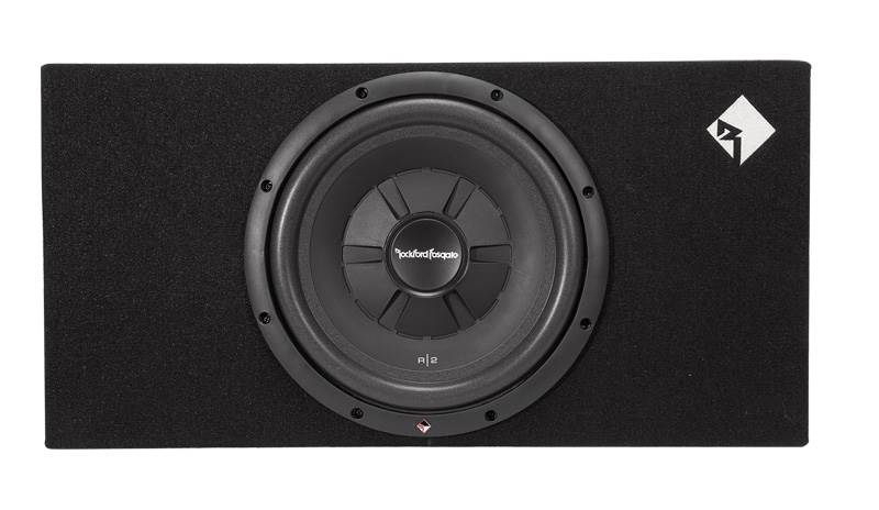 Rockford Fosgate 12" 500W Subwoofer w/ Enclosure and Amplifier w/ Wiring Kit