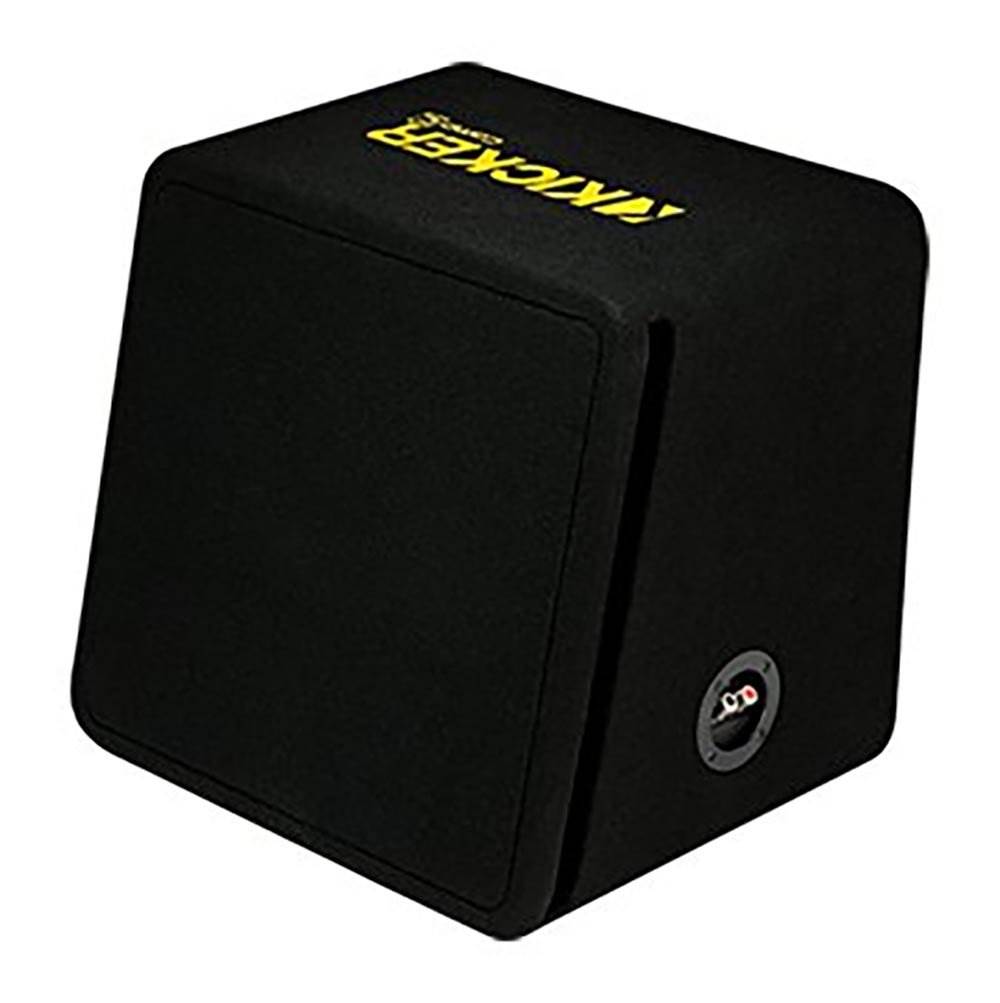 Kicker 12" 600W Car Subwoofer Enclosure and 1100W Mono Amplifier w/ Wiring Kit
