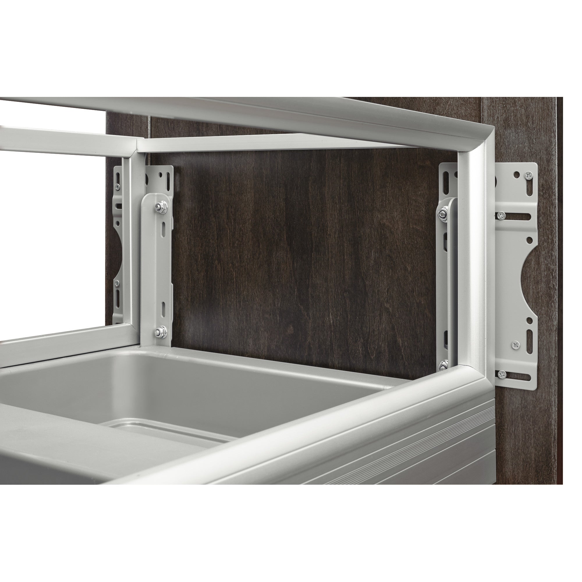 Rev-A-Shelf Double 35 Qt Pullout Cabinet Trash Can w/ Rev-A-Motion (Open Box)