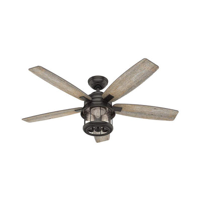 Coral Bay 52" Ceiling Fan with Light, Noble Bronze (Open Box)