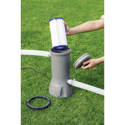 Hey! Cool Pool Flip Plop Pool Mineral Dispenser + Bestway Filter Pump Cartridge - VMInnovations