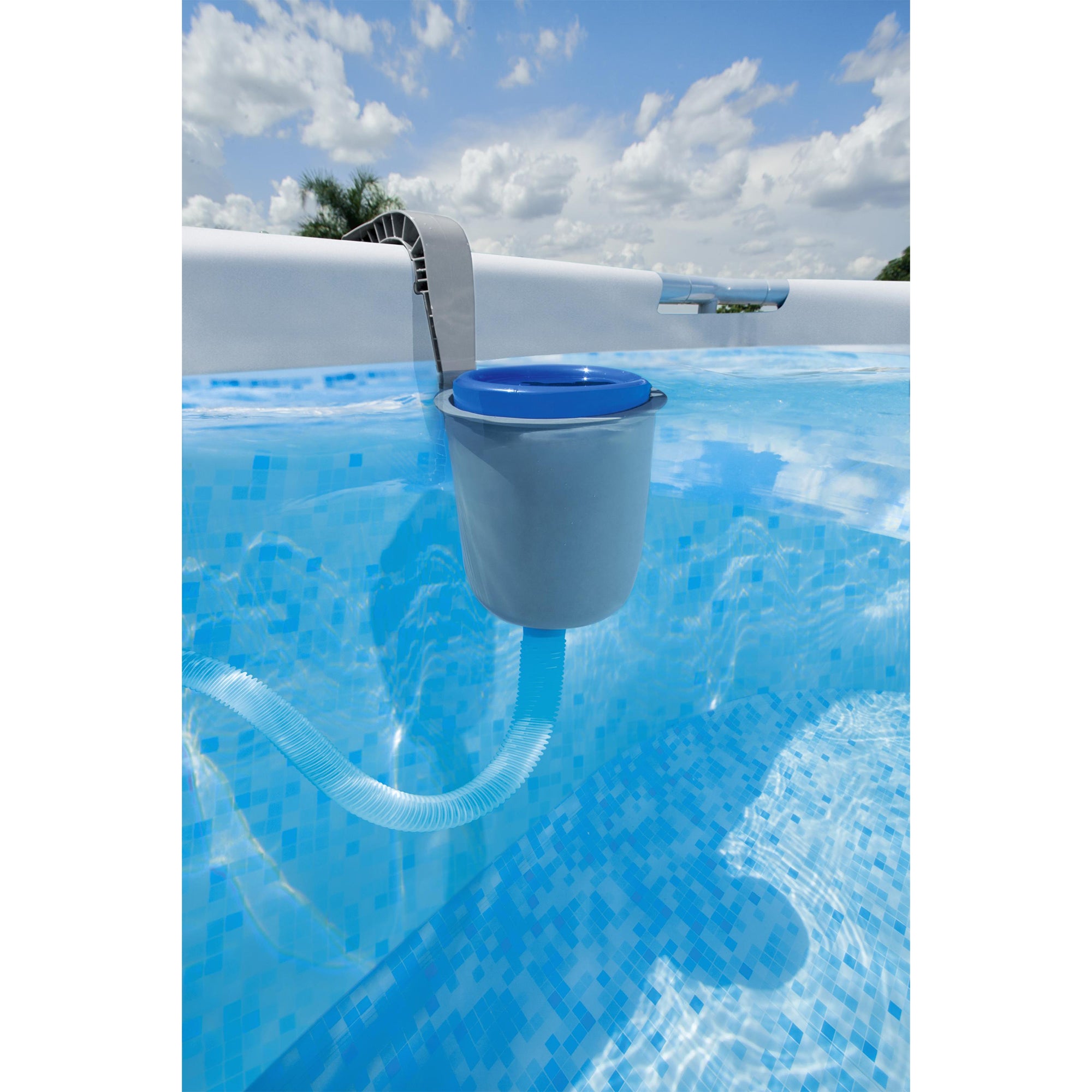 Hey! Cool Pool Flip Plop Pool Mineral Dispenser + Bestway Pool Surface Skimmer
