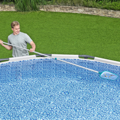 Bestway Power Frame 31.3' x 16' x 52" Above Ground Pool with Pump & Cleaning Kit