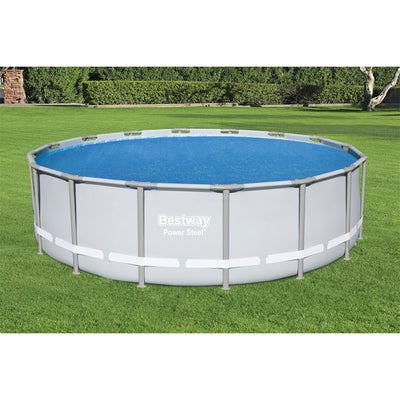 Bestway Flowclear 15' Round Solar Pool Cover for Above Ground Pools (Cover Only) - VMInnovations