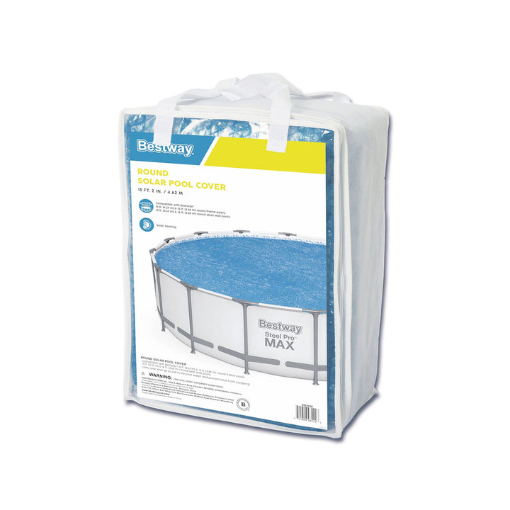 Bestway 15' Round Above Ground Swimming Pool Solar Heat Cover (Open Box)