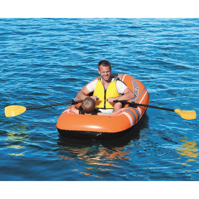 Bestway 77" x 45" Hydro-Force Inflatable Boat Raft Set w/ Oars & Pump (Open Box)