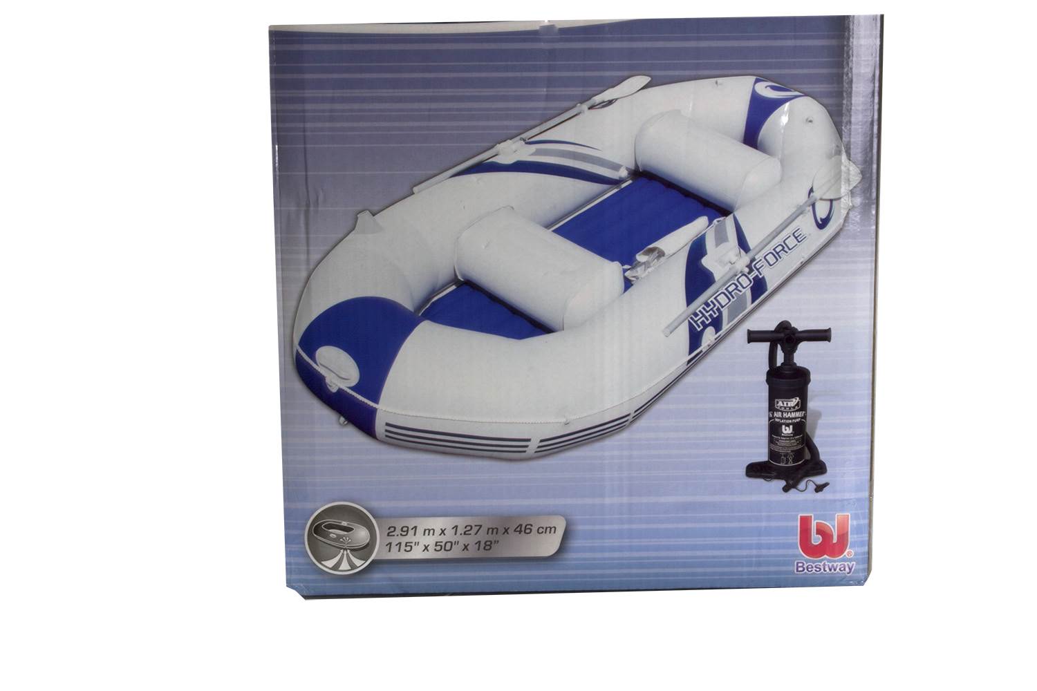 Bestway 115" x 50" x 18" Hydro-Force Marine Pro Inflatable Boat / Raft | 65044