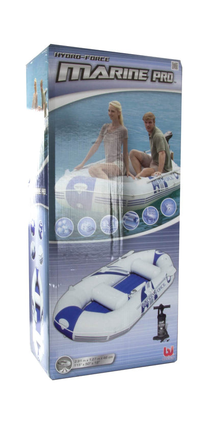 Bestway 115" x 50" x 18" Hydro-Force Marine Pro Inflatable Boat / Raft | 65044