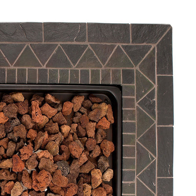 Endless Summer 30 in Outdoor Gas Lava Rock Fire Pit (Certified Refurbished)